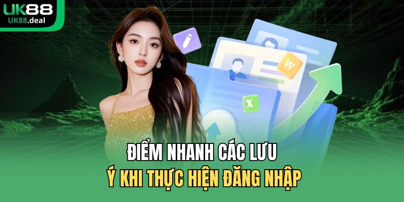 Điểm nhanh các lưu ý khi thực hiện đăng nhập