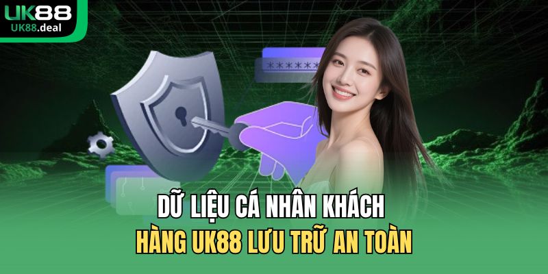 Dữ liệu cá nhân khách hàng UK88 lưu trữ an toàn